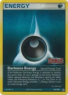 Darkness Energy [Reverse Holo] - Pokemon Power Keepers #87