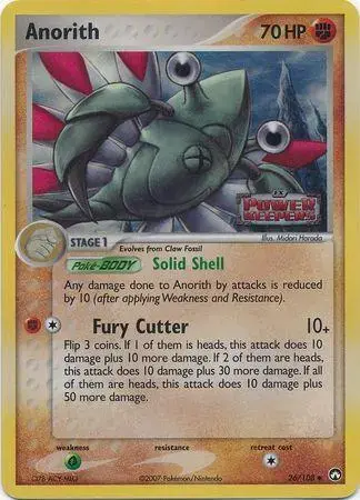 Anorith [Reverse Holo] - Pokemon Power Keepers #26