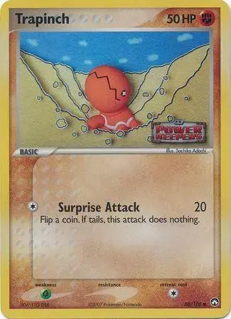 Trapinch [Reverse Holo] - Pokemon Power Keepers #68