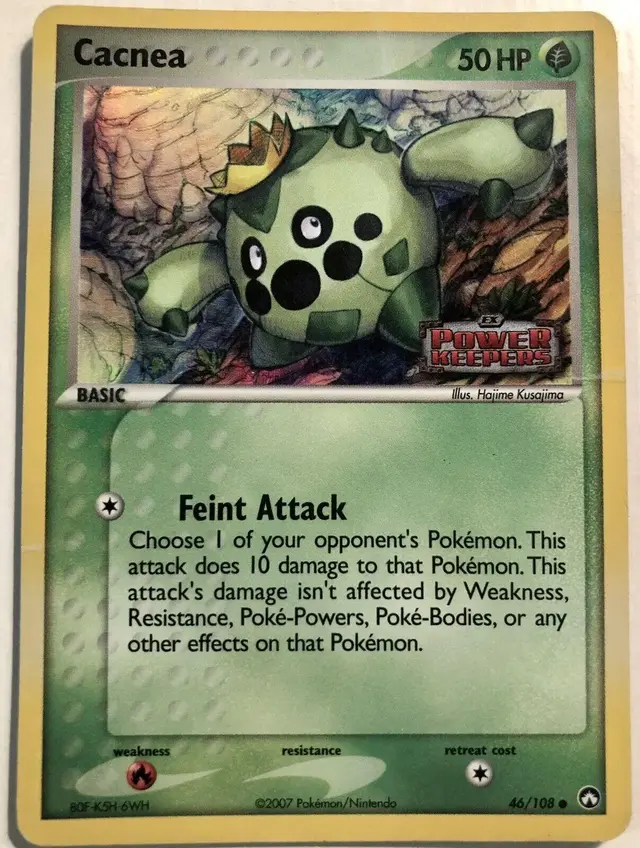 Cacnea [Stamped] - Pokemon Power Keepers #46