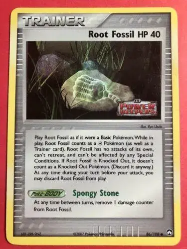 Root Fossil [Reverse Holo] - Pokemon Power Keepers #86