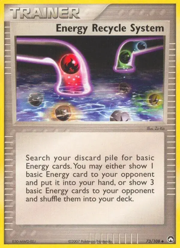 Energy Recycle System - Pokemon Power Keepers #73