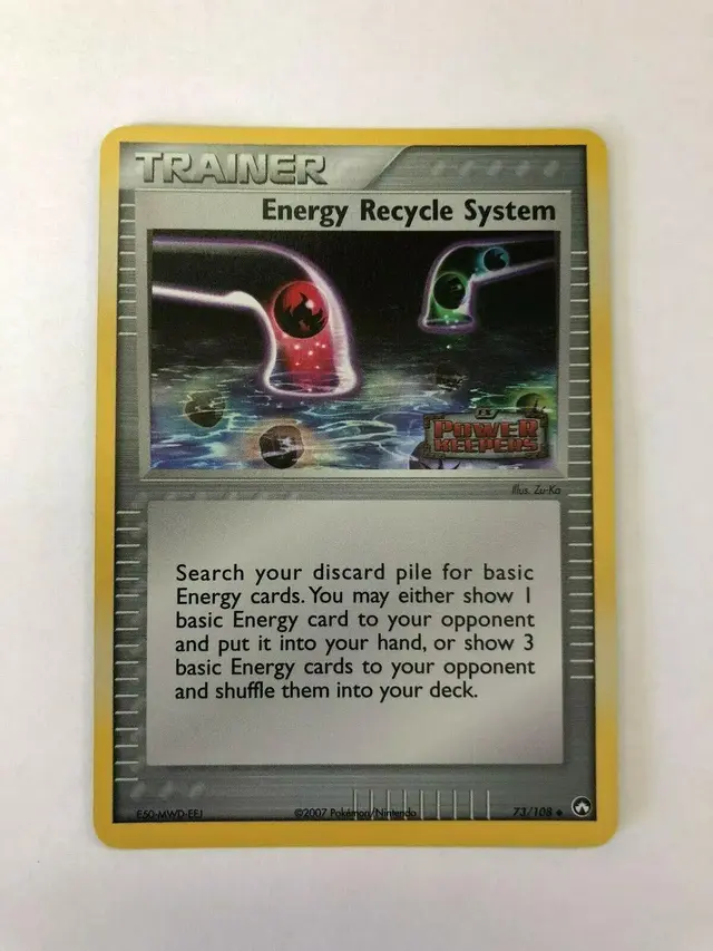 Energy Recycle System [Reverse Holo] - Pokemon Power Keepers #73