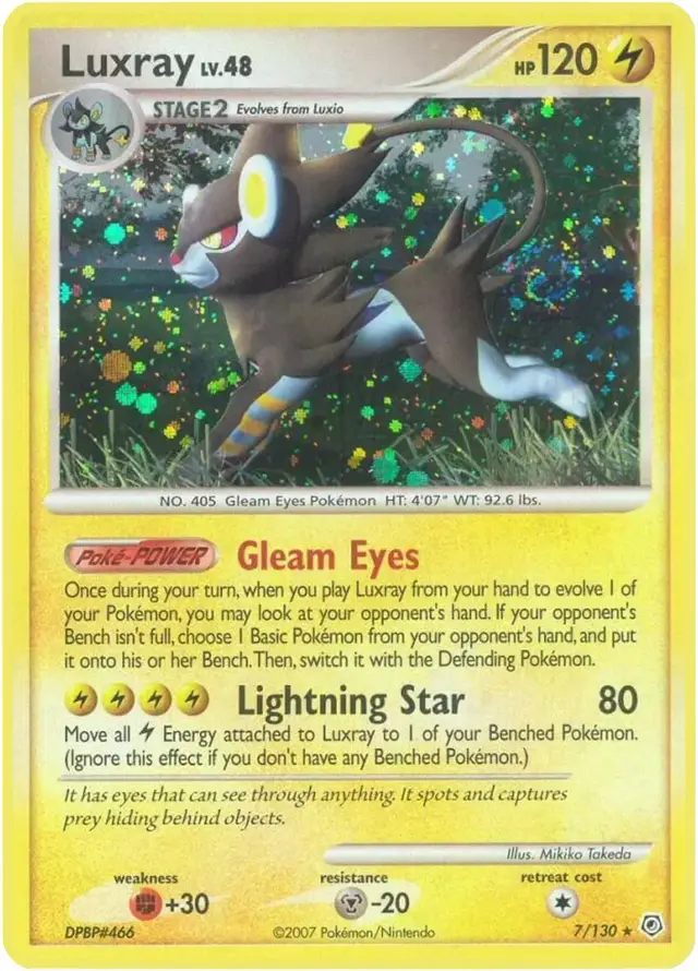 Luxray - Pokemon Diamond & Pearl #7