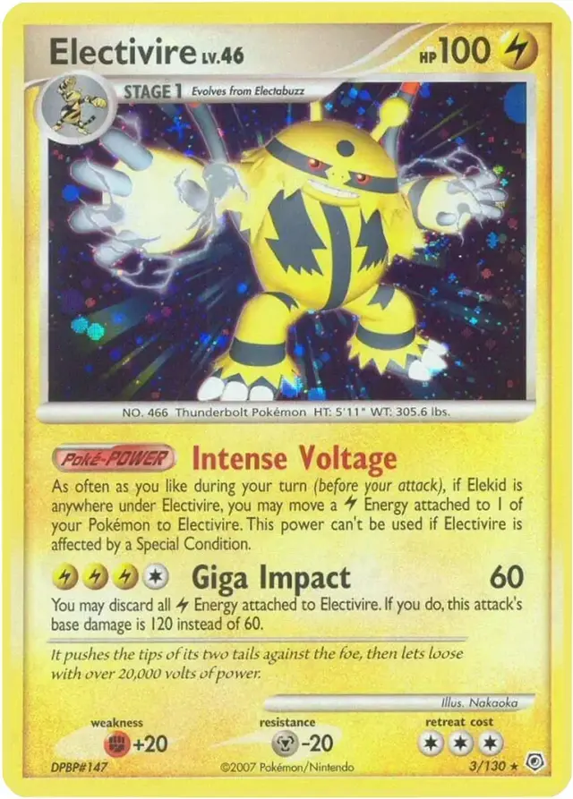 Electivire - Pokemon Diamond & Pearl #3