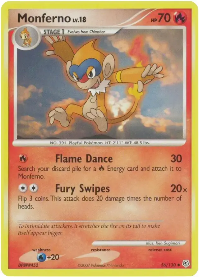 Monferno - Pokemon Diamond & Pearl #56