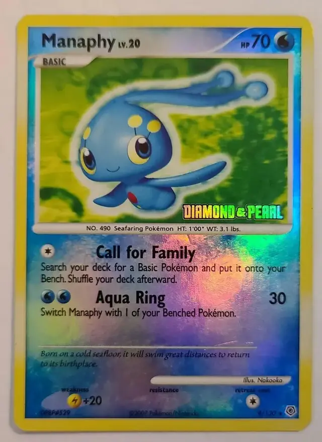 Manaphy [Stamped] - Pokemon Diamond & Pearl #9