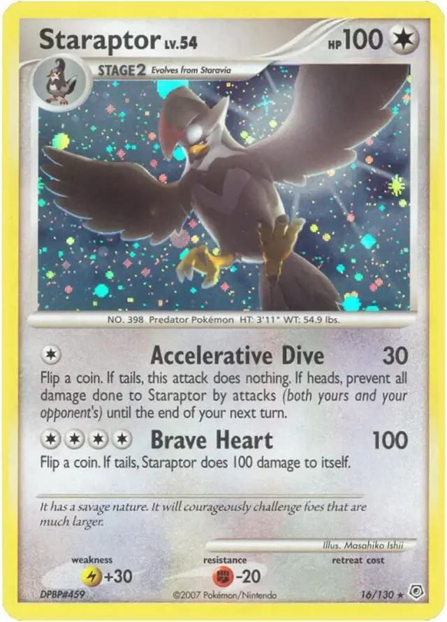 Staraptor - Pokemon Diamond & Pearl #16