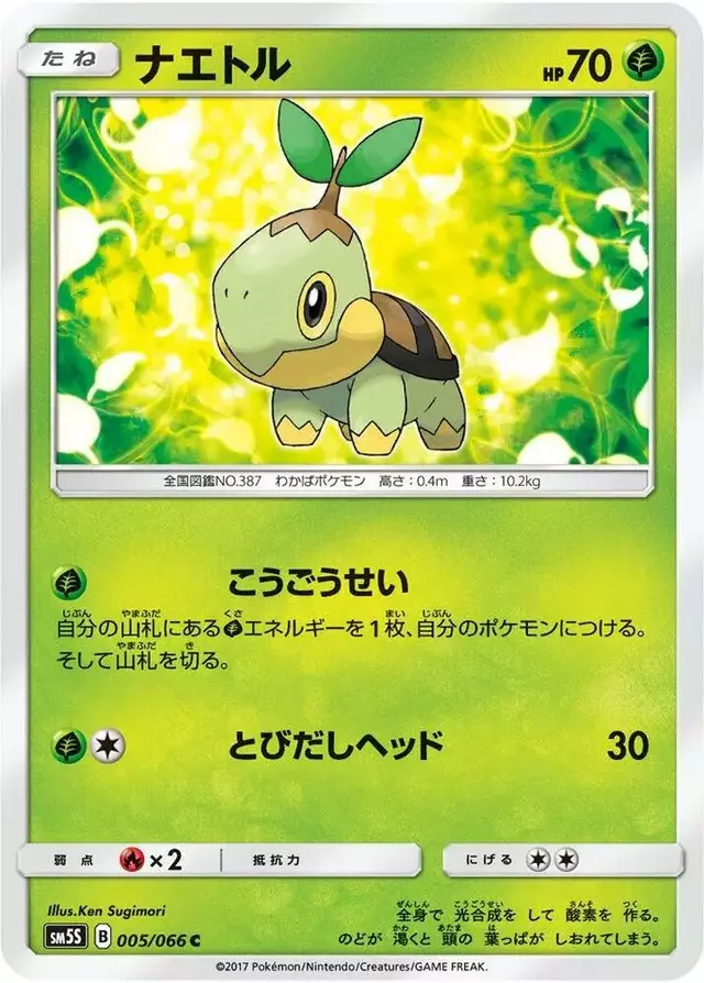 Turtwig - Pokemon Japanese Ultra Sun #5