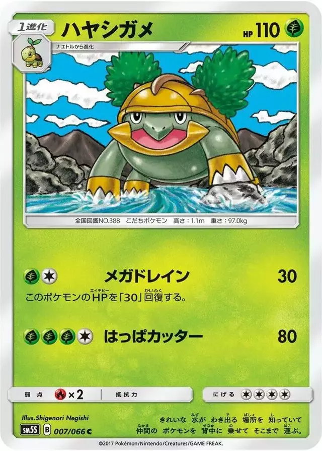 Grotle - Pokemon Japanese Ultra Sun #7
