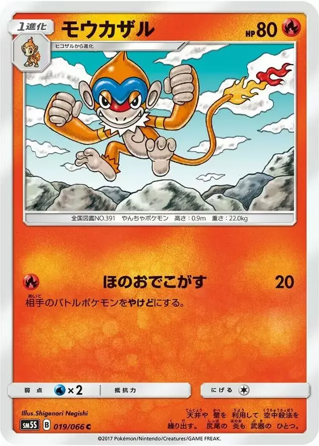Monferno - Pokemon Japanese Ultra Sun #19
