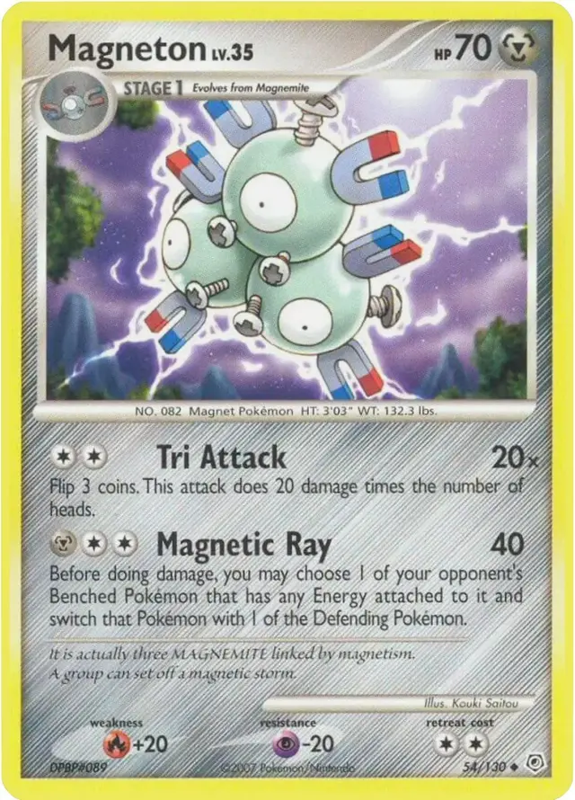 Magneton - Pokemon Diamond & Pearl #54