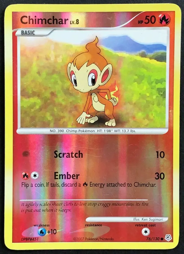 Chimchar [Reverse Holo] - Pokemon Diamond & Pearl #76