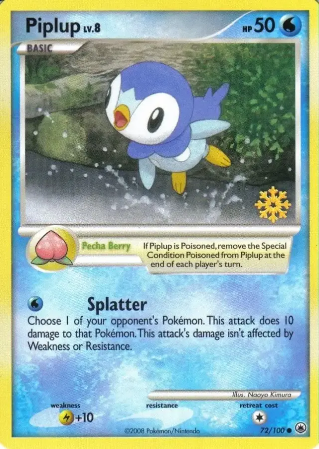 Piplup [Countdown Calendar Promo] - Pokemon Diamond & Pearl #72