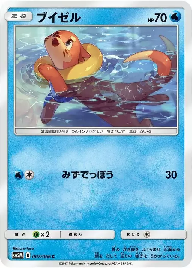 Buizel - Pokemon Japanese Ultra Moon #7