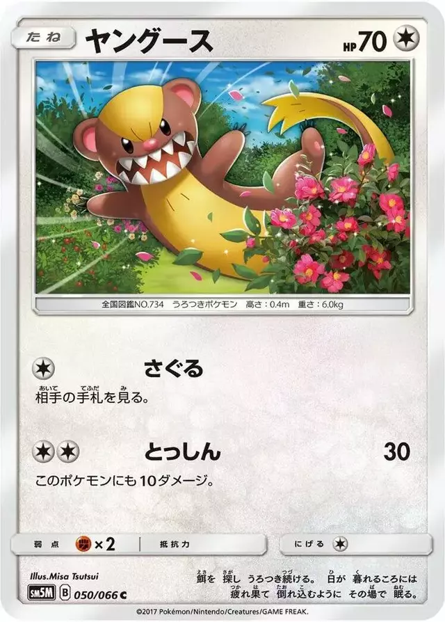 Yungoos - Pokemon Japanese Ultra Moon #50