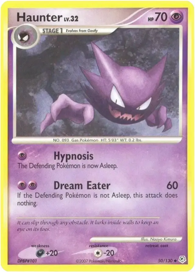 Haunter - Pokemon Diamond & Pearl #50