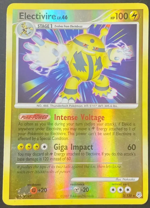 Electivire [Reverse Holo] - Pokemon Diamond & Pearl #3