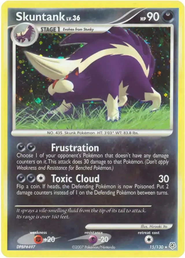 Skuntank - Pokemon Diamond & Pearl #15