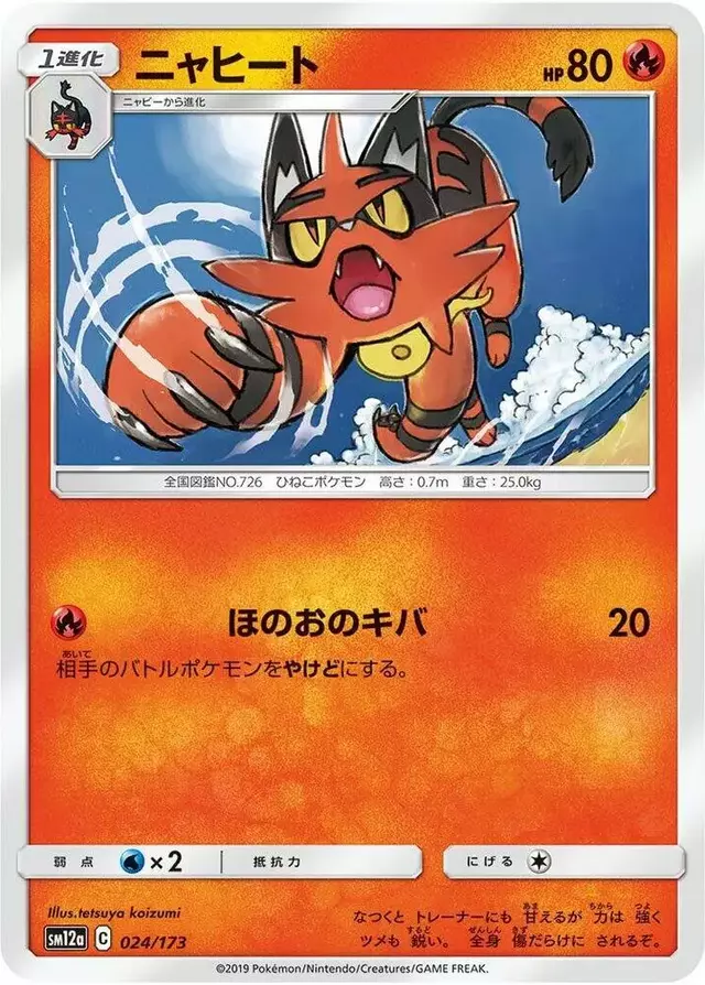 Torracat - Pokemon Japanese Tag All Stars #24