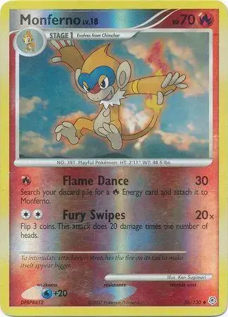 Monferno [Reverse Holo] - Pokemon Diamond & Pearl #56