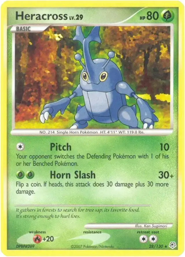 Heracross - Pokemon Diamond & Pearl #28