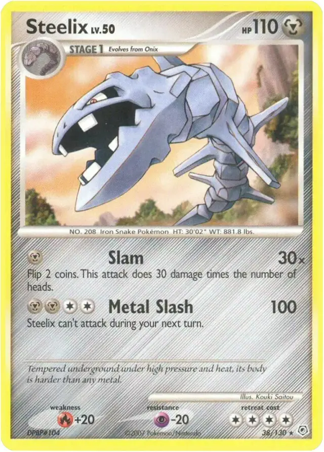 Steelix - Pokemon Diamond & Pearl #38