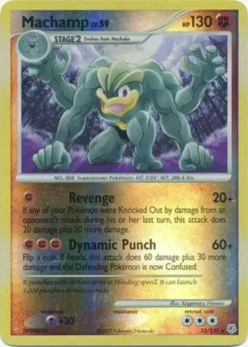 Machamp [Reverse Holo] - Pokemon Diamond & Pearl #31
