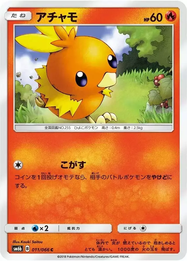 Torchic - Pokemon Japanese Champion Road #11