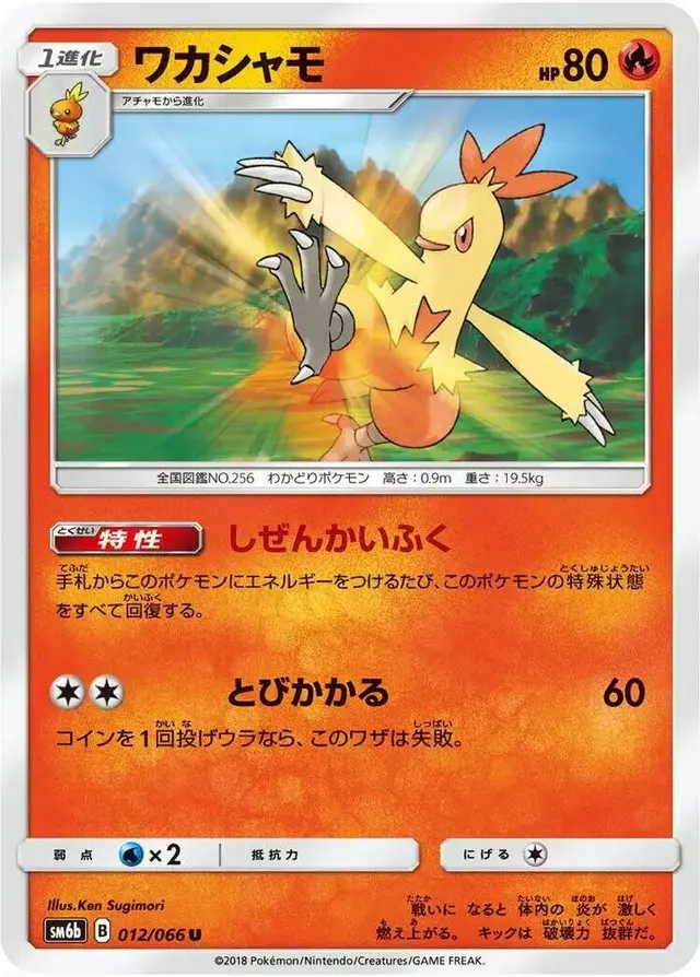 Combusken - Pokemon Japanese Champion Road #12