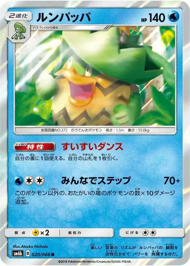 Ludicolo - Pokemon Japanese Champion Road #20