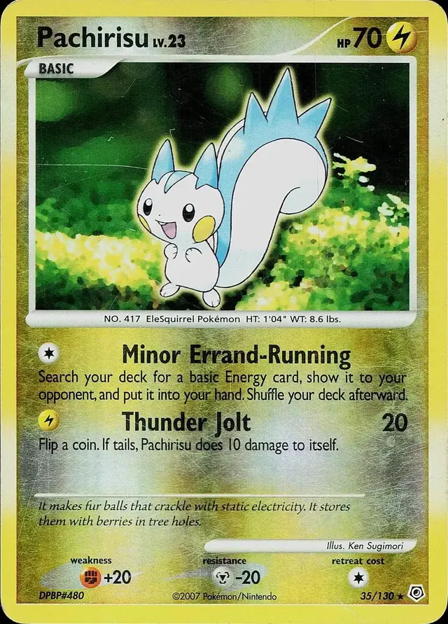 Pachirisu - Pokemon Diamond & Pearl #35