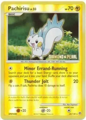 Pachirisu [Stamped] - Pokemon Diamond & Pearl #35