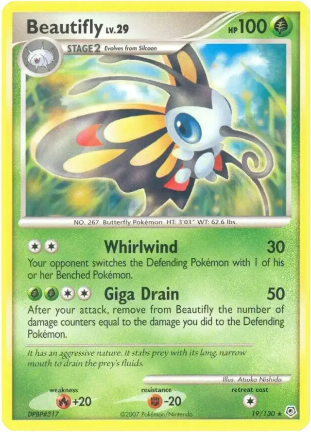 Beautifly - Pokemon Diamond & Pearl #19