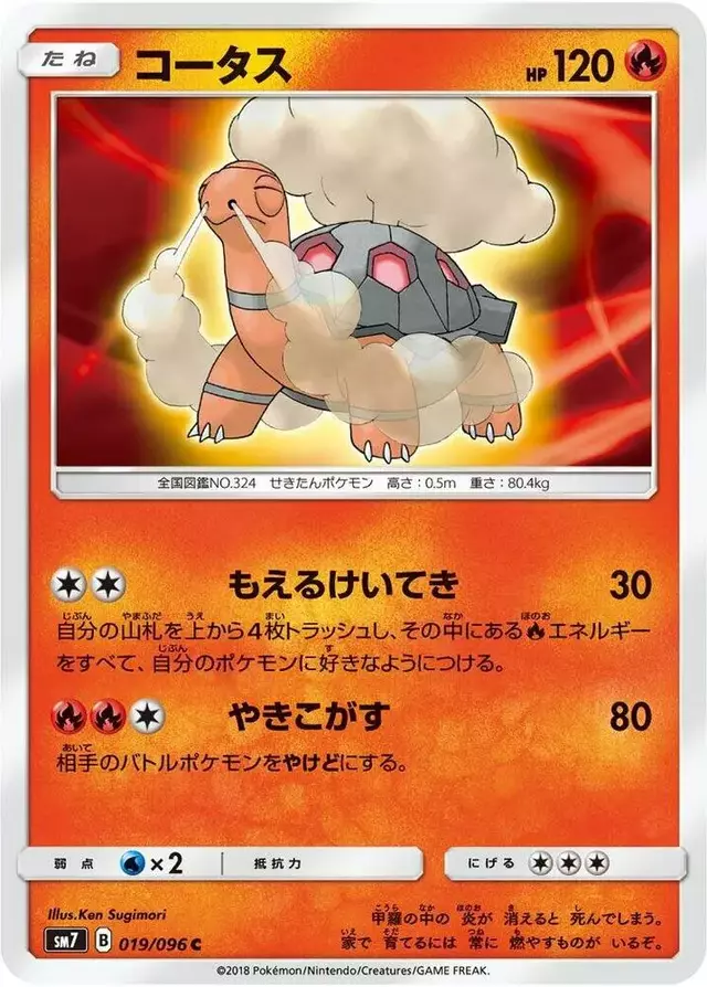 Torkoal - Pokemon Japanese Sky-Splitting Charisma #19