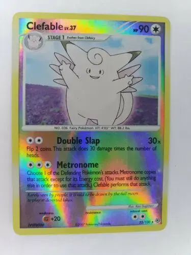 Clefable [Reverse Holo] - Pokemon Diamond & Pearl #22