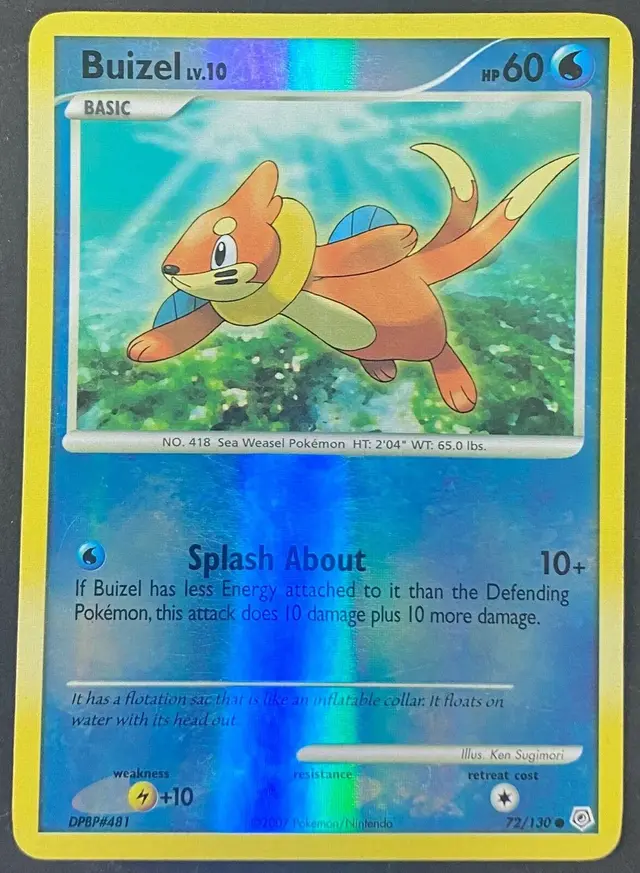 Buizel [Reverse Holo] - Pokemon Diamond & Pearl #72
