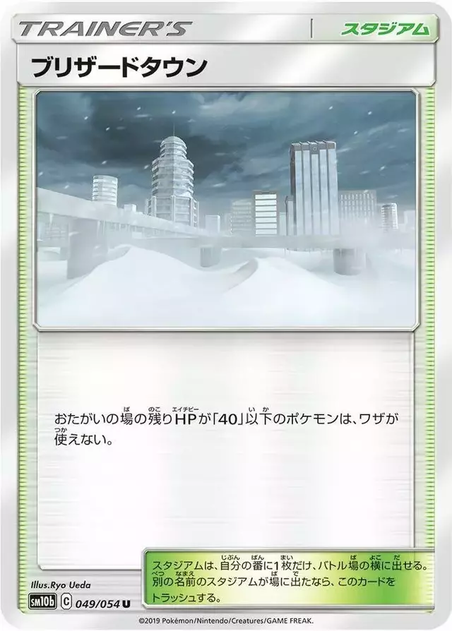 Blizzard Town - Pokemon Japanese Sky Legend #49