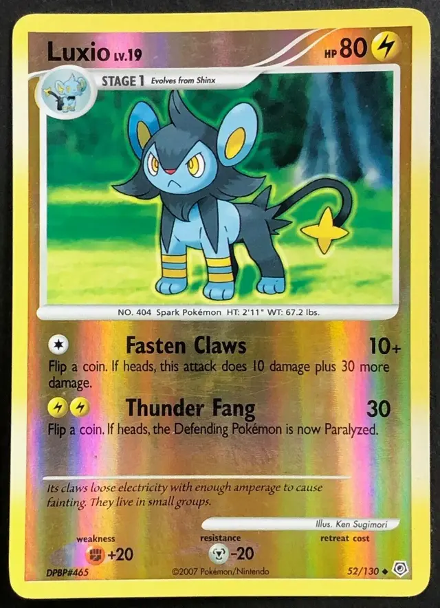 Luxio [Reverse Holo] - Pokemon Diamond & Pearl #52