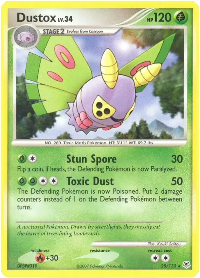Dustox - Pokemon Diamond & Pearl #25