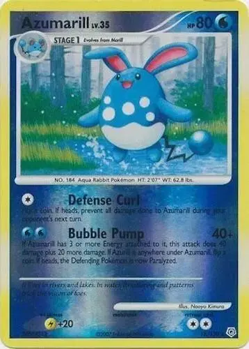 Azumarill [Reverse Holo] - Pokemon Diamond & Pearl #18