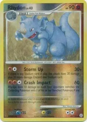 Rhydon [Reverse Holo] - Pokemon Diamond & Pearl #60
