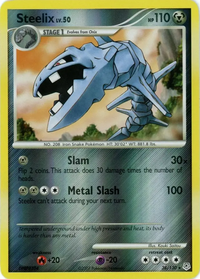 Steelix [Reverse Holo] - Pokemon Diamond & Pearl #38