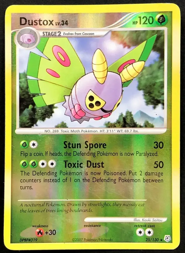 Dustox [Reverse Holo] - Pokemon Diamond & Pearl #25