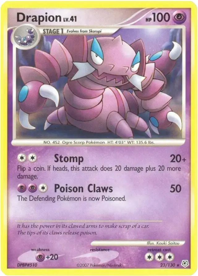 Drapion - Pokemon Diamond & Pearl #23