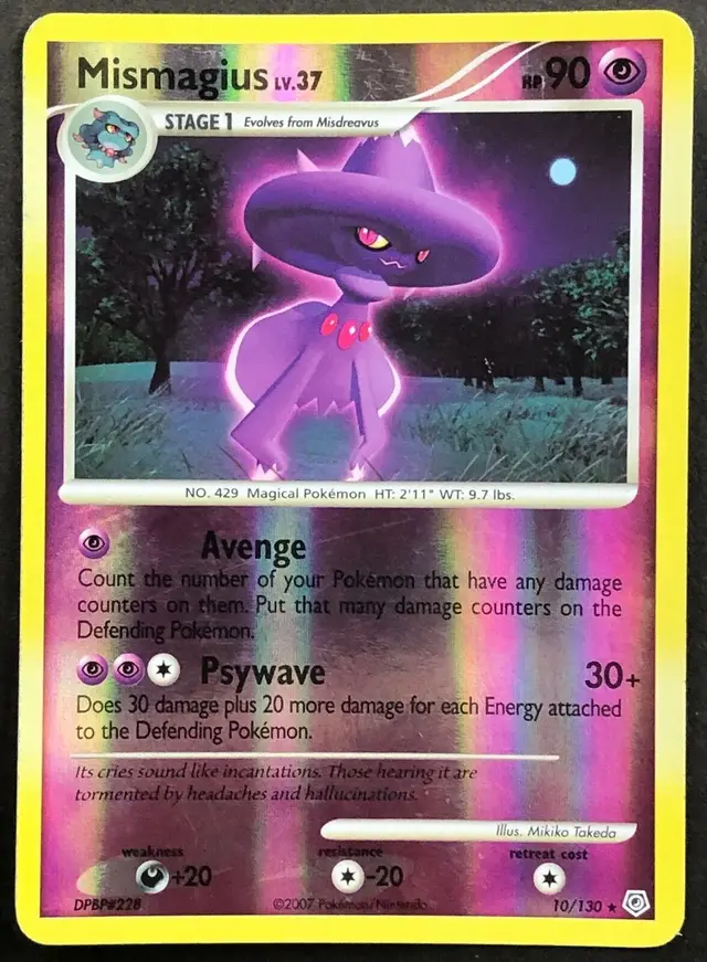 Mismagius [Reverse Holo] - Pokemon Diamond & Pearl #10