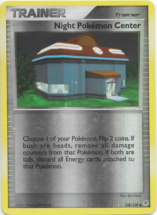 Night Pokemon Center [Reverse Holo]