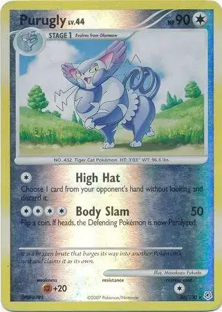Purugly - Pokemon Diamond & Pearl #36