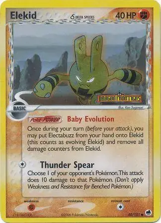 Elekid [Reverse Holo] - Pokemon Diamond & Pearl #48