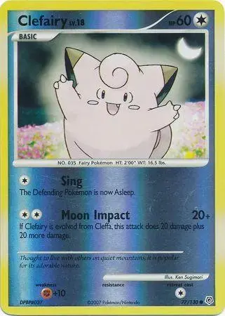 Clefairy [Reverse Holo] - Pokemon Diamond & Pearl #77